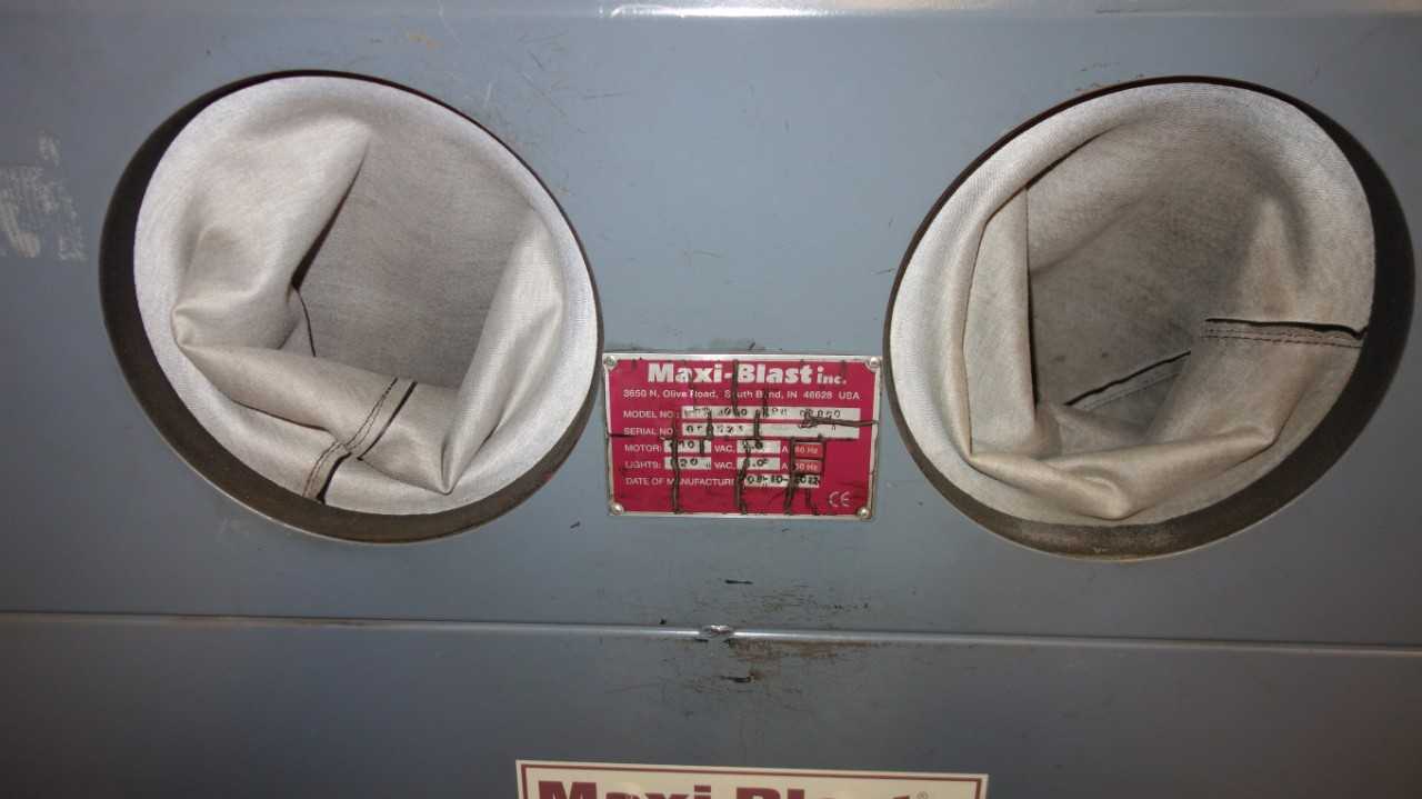 MAXI-BLAST SAND BLAST MEDIA CLEANING SYSTEM - MACHINING ACCESSORIES & TOOLING