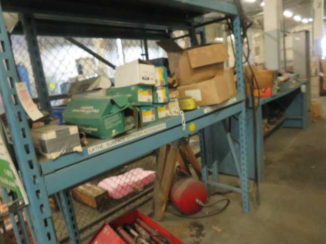 Pallet Rack and Contents, nothing that is "Red" on the ground - MISCELLANEOUS