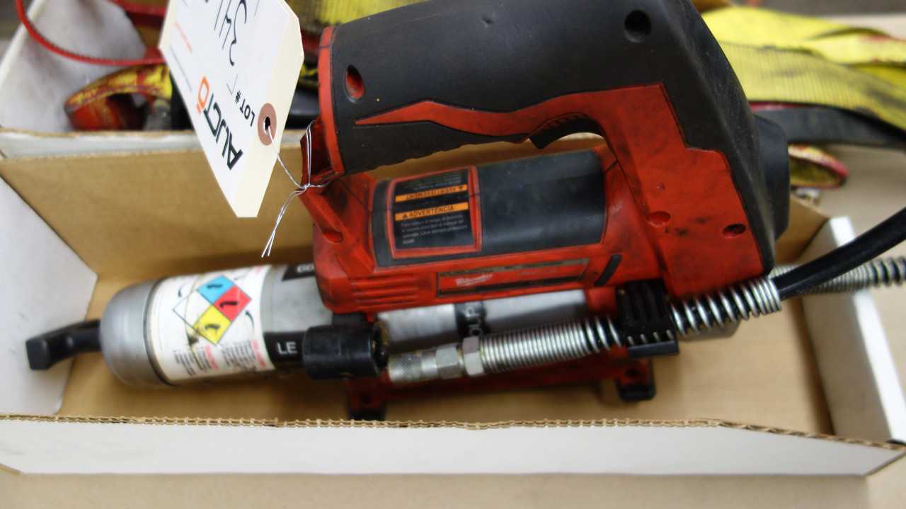 MILWAUKEE 2446-20 GREASE GUN 12V-DC - ELECTRIC POWER TOOLS