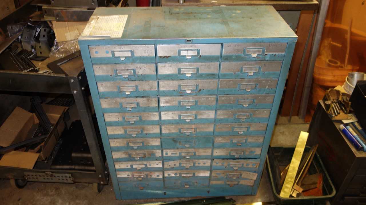 STEEL CABINET FOR PUNCHES & DIES - TOOL STORAGE