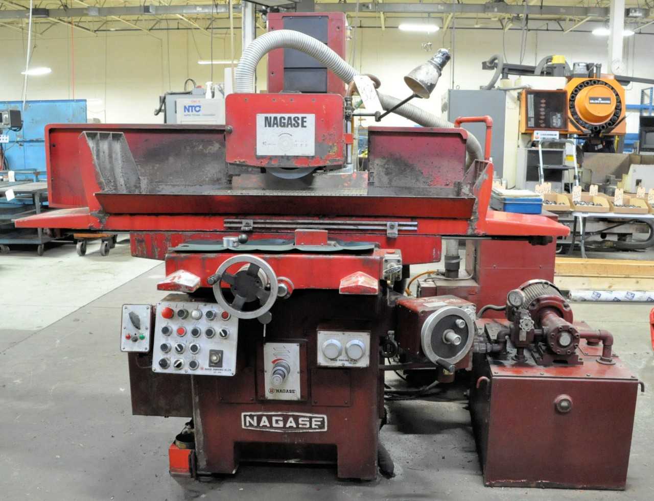 Nagase Type W 6 Hydraulic Automatic Surface Grinder - GRINDING MACHINES