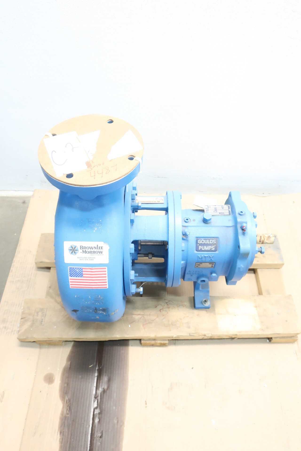GOULD 3196 MTX 4X6-10H 4IN 9.125IN 1-1/8IN 6IN CENTRIFUGAL PUMP - CENTRIFUGAL PUMP