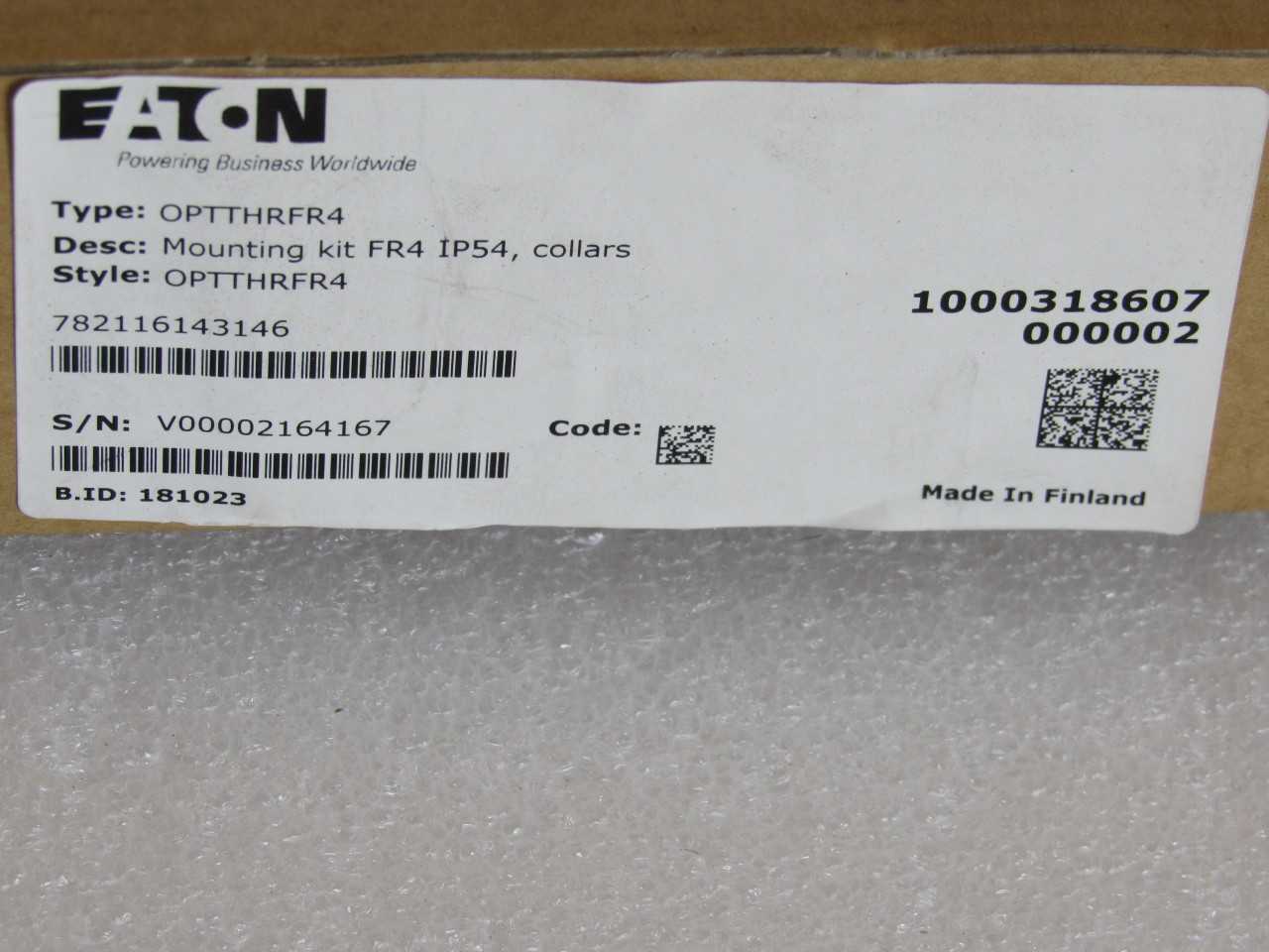 Eaton Misc. Items - ELECTRIC POWER TOOLS