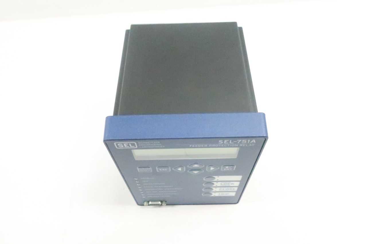 SEL 751A01ABA0X0X850000 FEEDER PROTECTION RELAY 120/240V-AC - AUTOMATION & CONTROLS