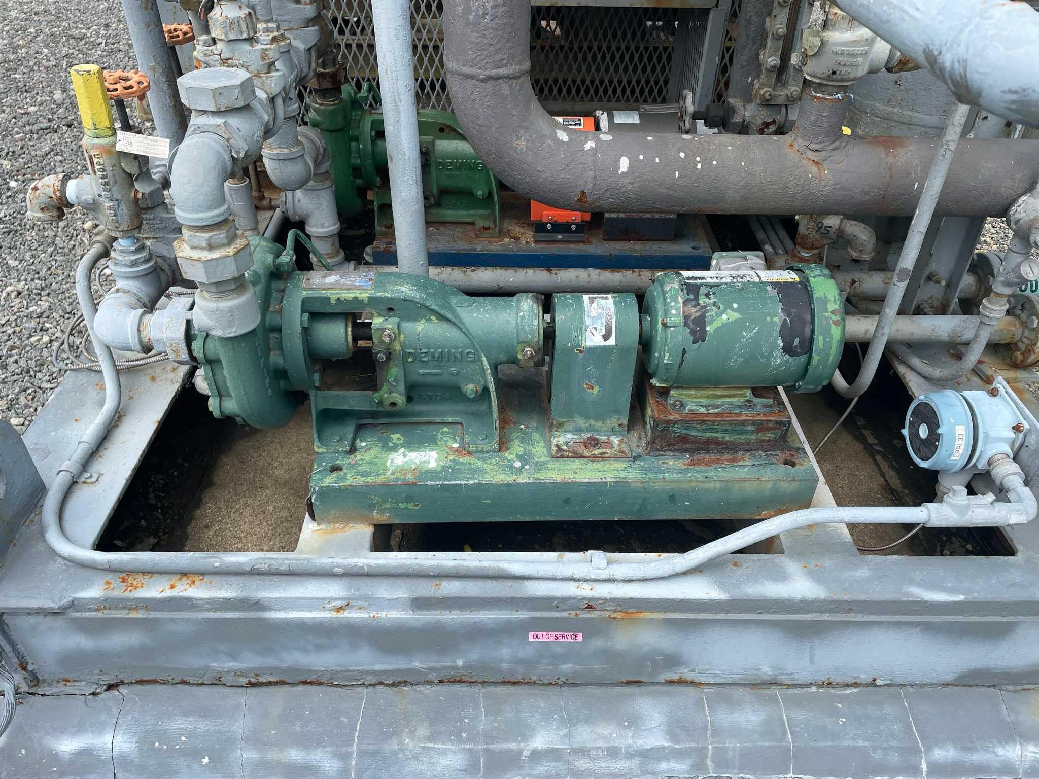 QTY 2 1970 Air-X-Changers Inc Boil-Off Gas Compressors and Fin-Fan Cooler - TEMPERATURE CONTROL COMPONENTS