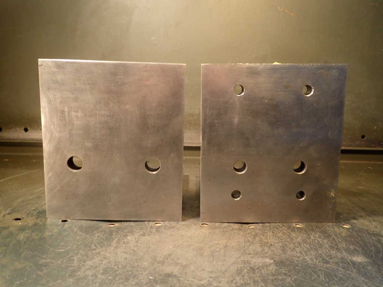 2 Pc Set 6-3/4" x 6-3/4" x 5-13/16" Machined Right Angle Plates: Machinist Setup - END MILLS
