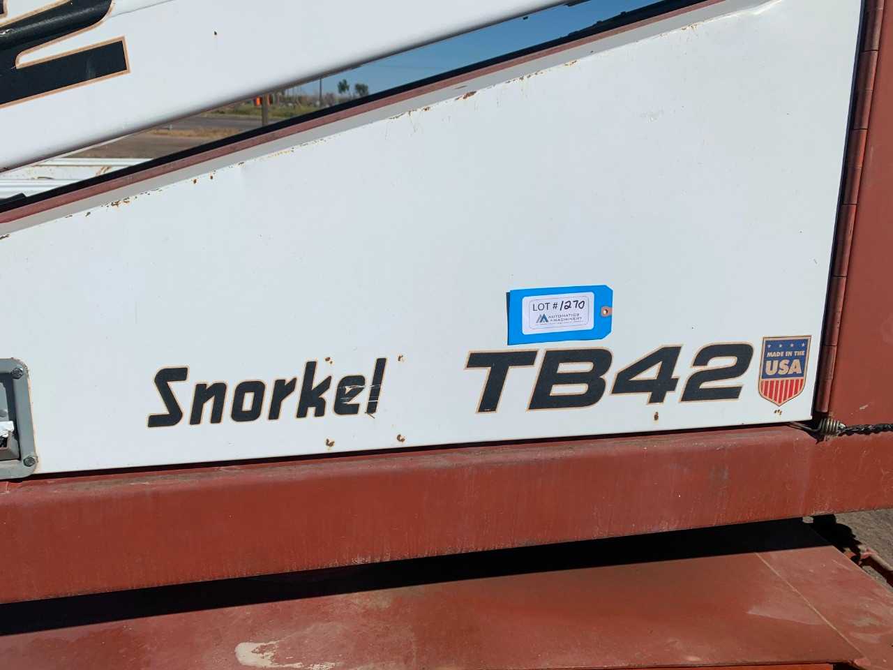 Snorkel TB42 Telescopic Boom Lift, Motor not running - BOOM LIFTS