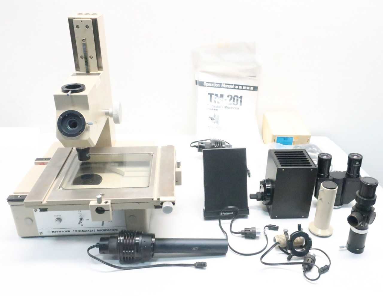 MITUTOYO TM201 TOOLMAKERS MICROSCOPE - LAB & SCIENTIFIC