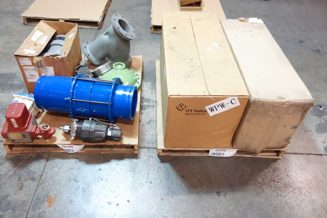 2 PALLETS OF ASSORTED VALVES AND VALVE ACCESSORIES - VALVES