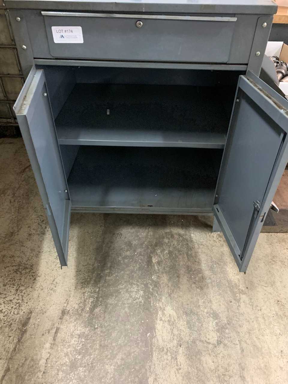 Shop Cabinet with Upper Storage - TOOL STORAGE