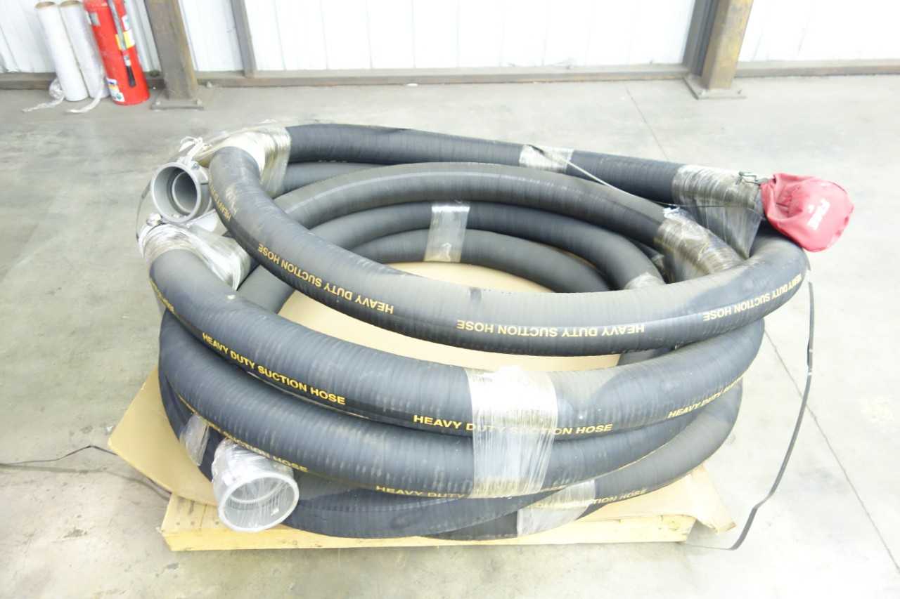 LOT OF 4 HEAVY DUTY SUCTION HOSE - HOSE