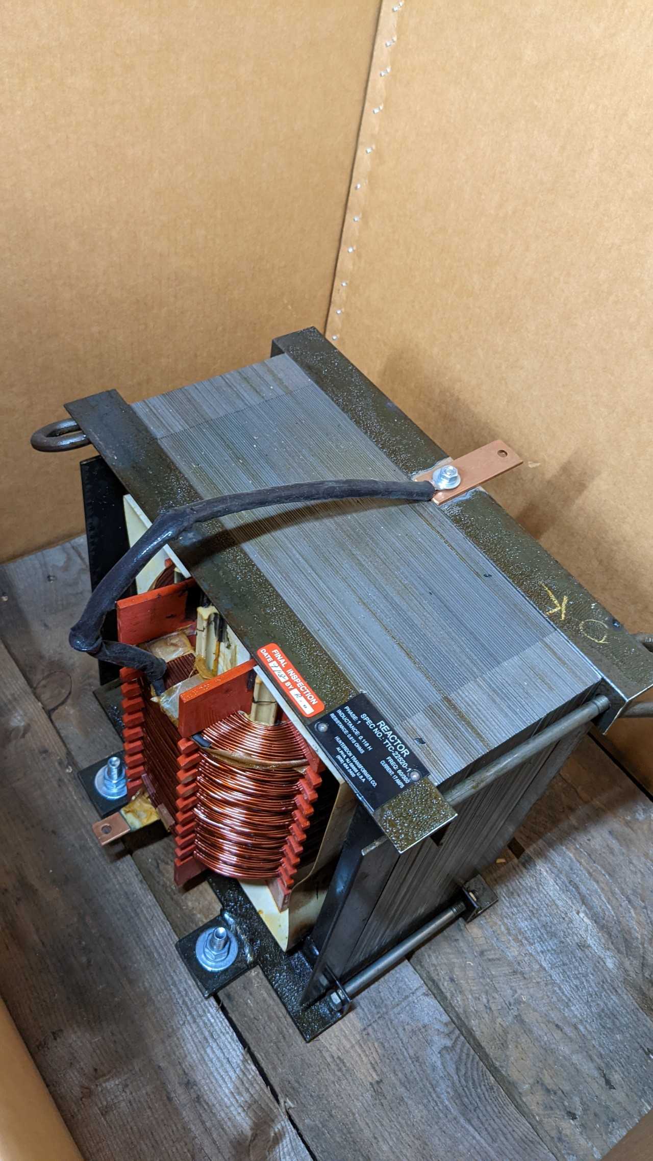 Hunterdon dry type transformer - CONTROL TRANSFORMERS