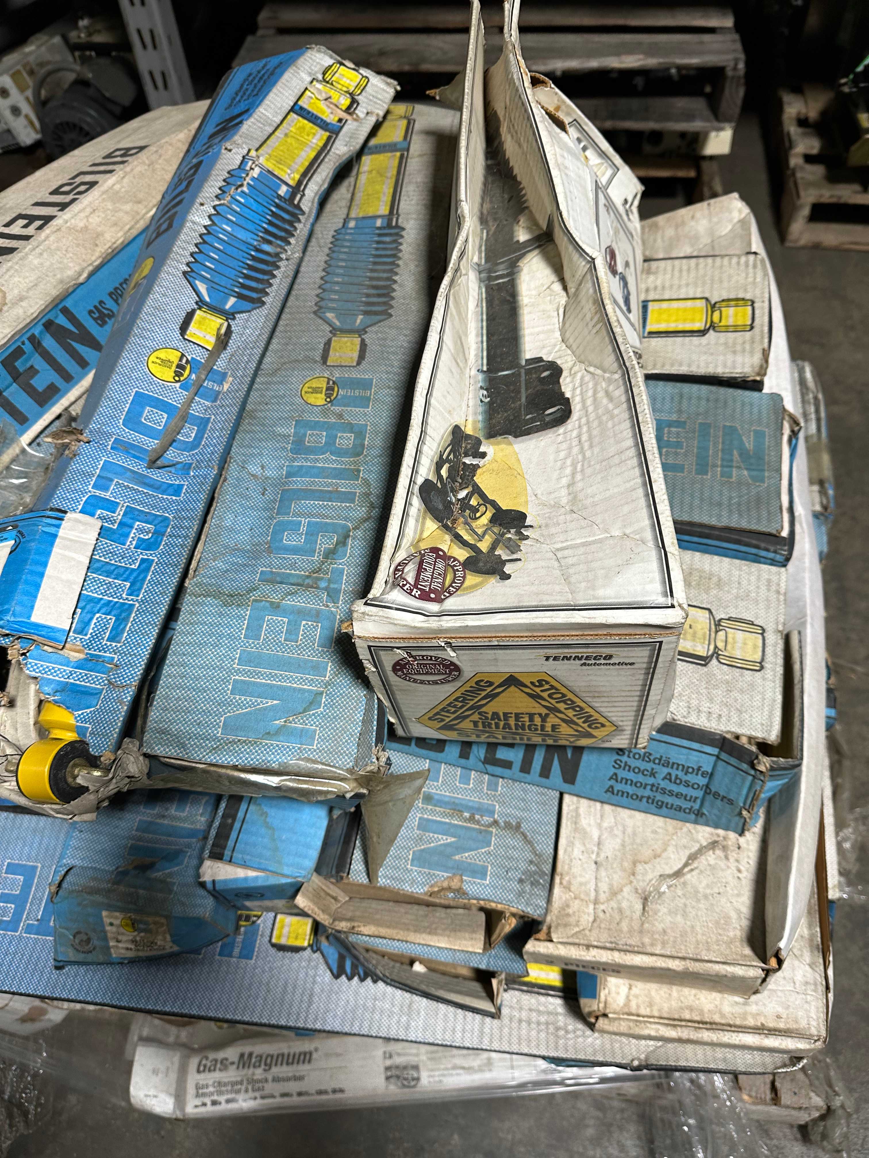 PALLET OF BILSTEIN AND TENNECO AUTOMOTIVE SHOCKS - INDUSTRIAL PARTS