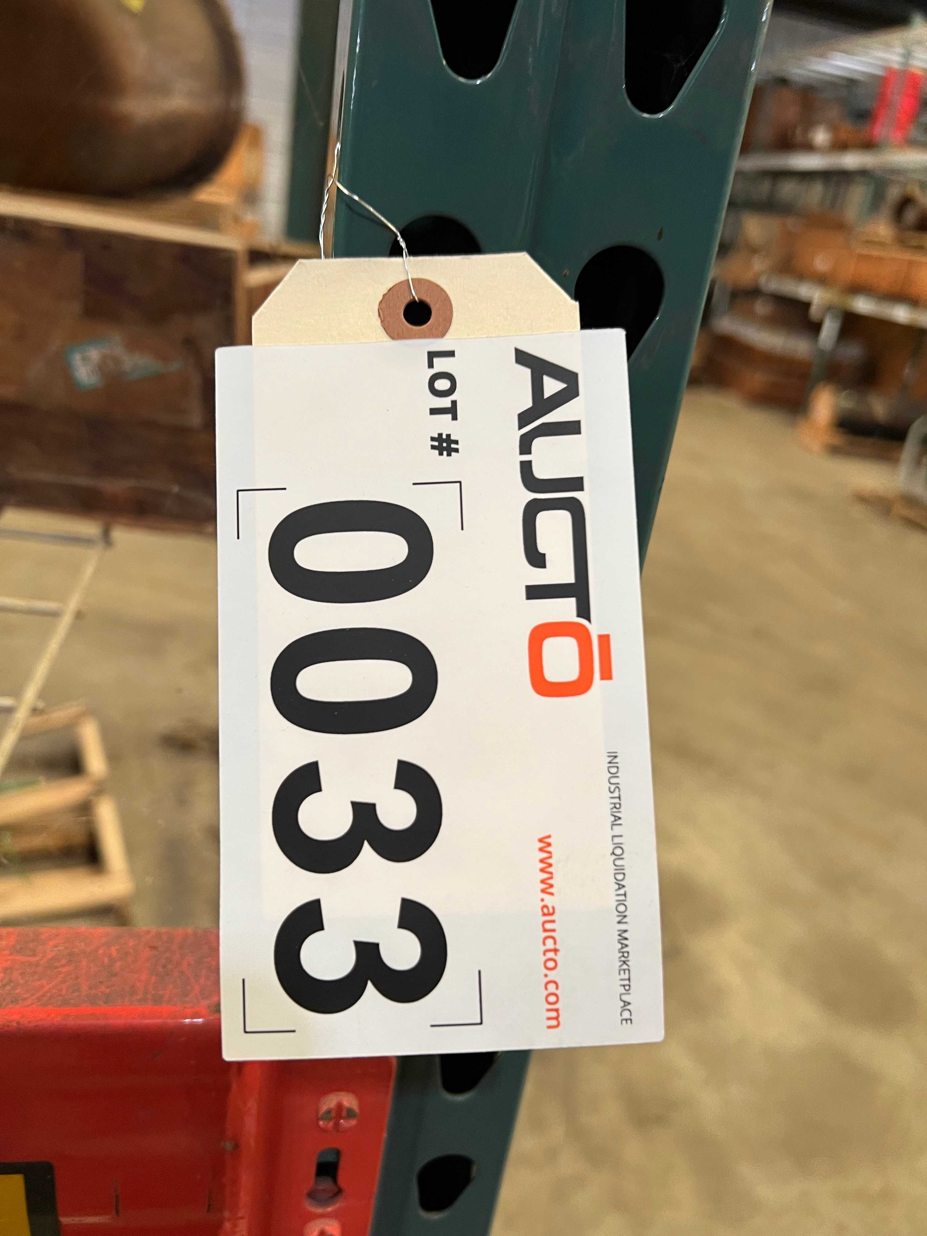 CONTENTS OF RACKING (RACKING NOT INCLUDED) - PALLET RACKING