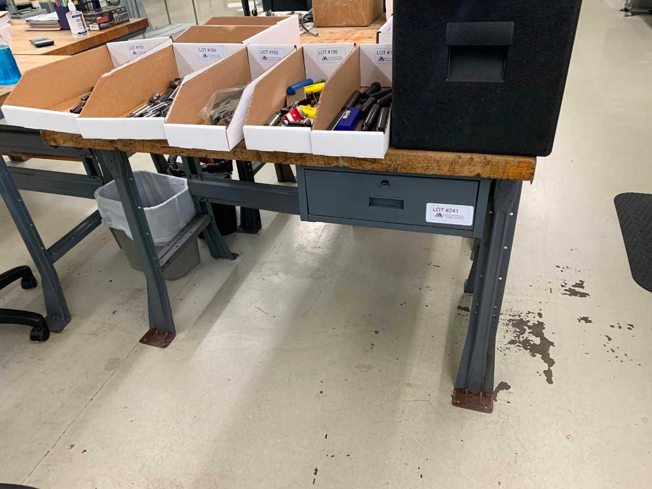 Butcher Block Work Bench - PLANT & FACILITY