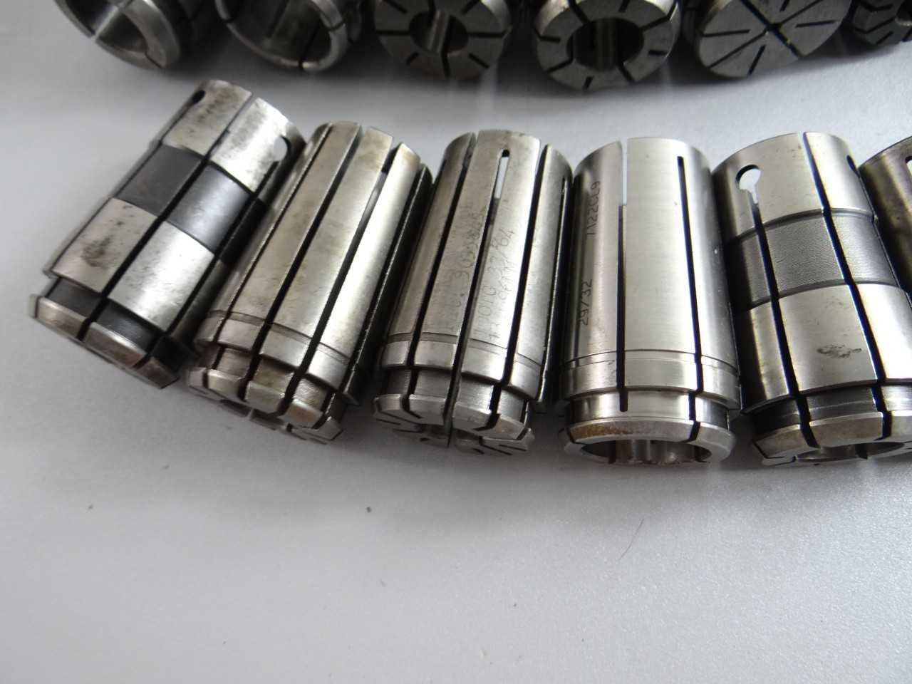 LOT OF 18 TG100 COLLETS - MACHINING ACCESSORIES & TOOLING