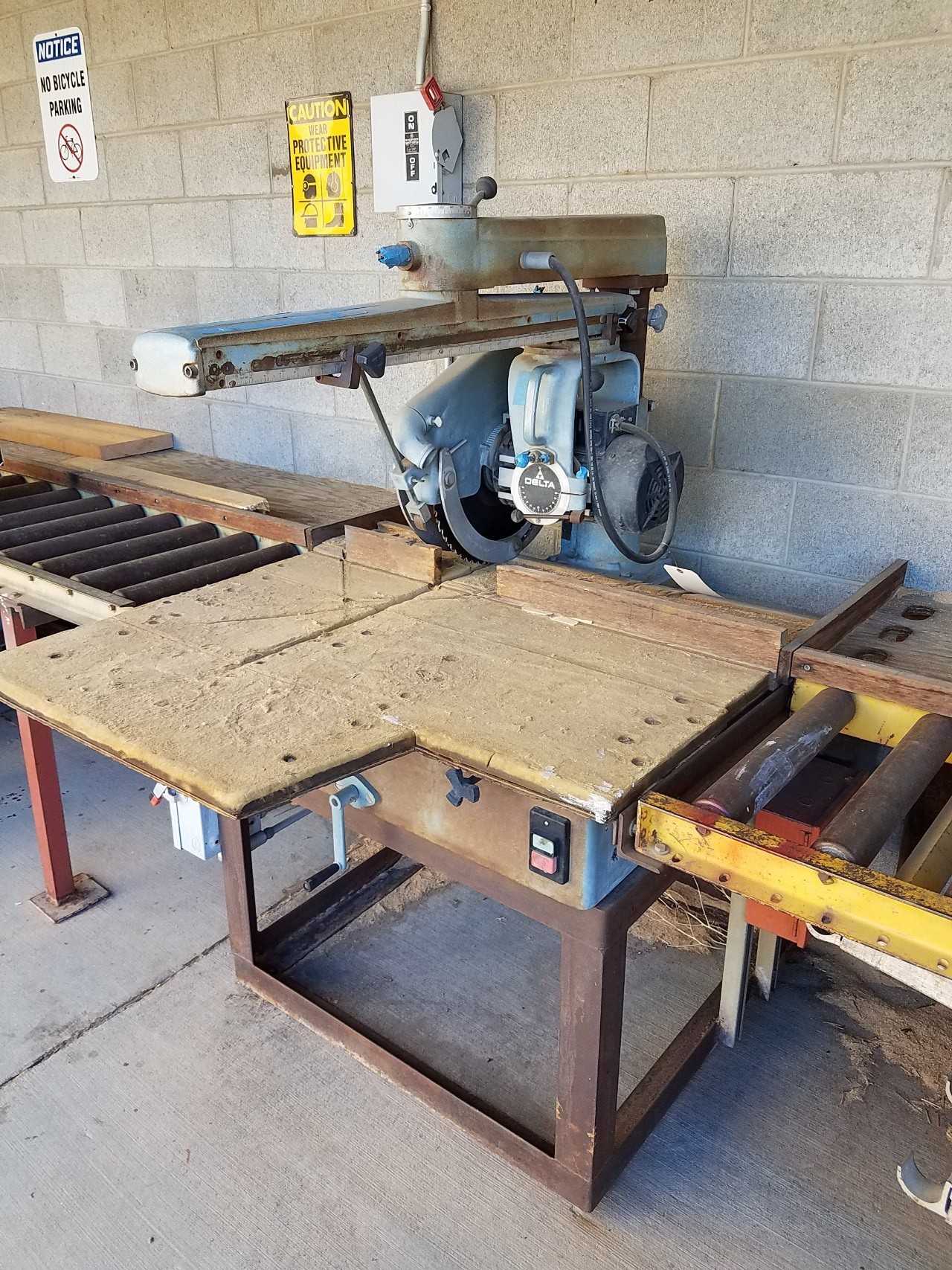 18" radial arm saw, 7.5hp 230/460V-AC - ELECTRIC MOTORS