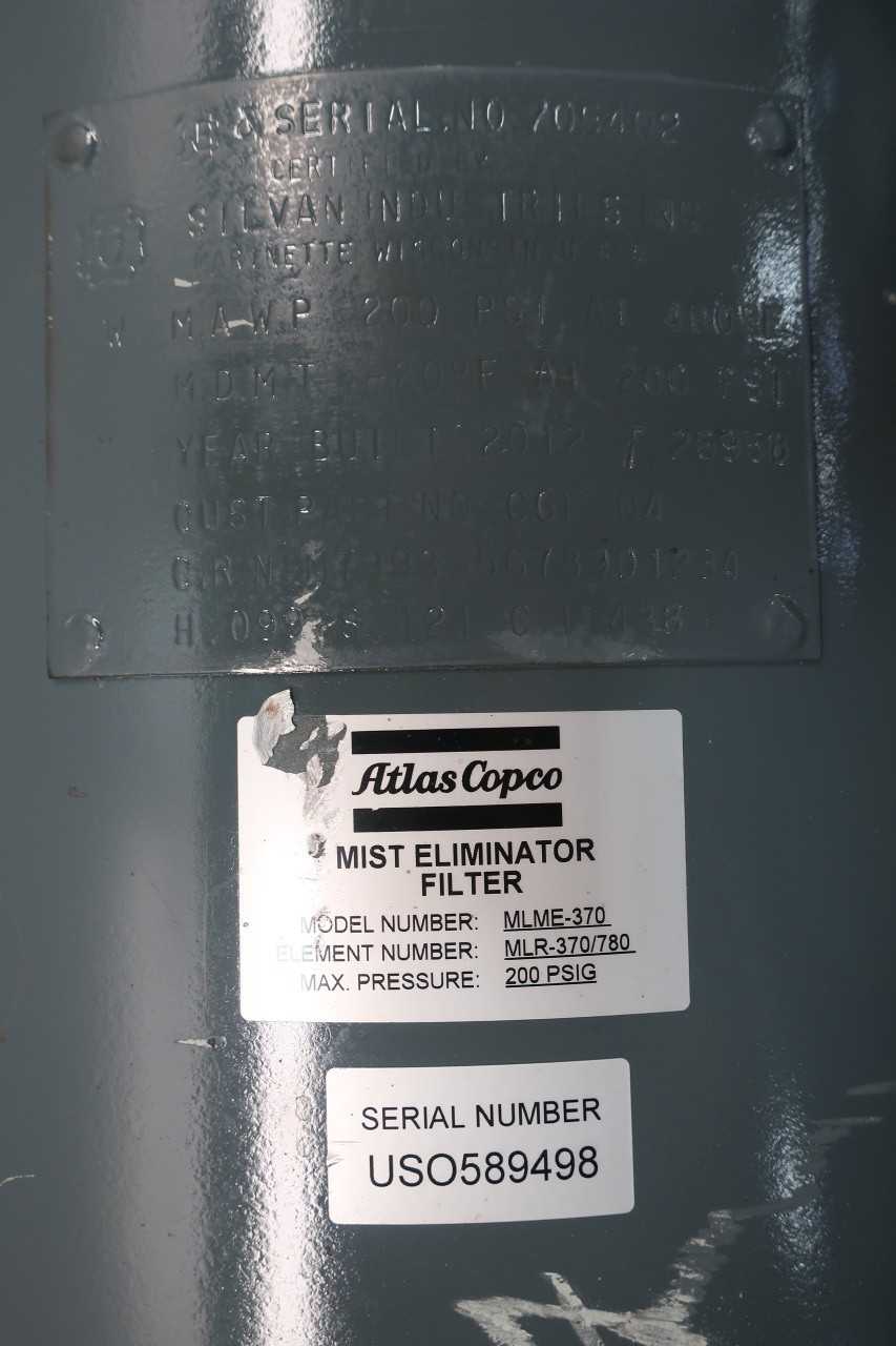 ATLAS COPCO MLME-370 MIST ELIMINATOR FILTER - ELECTRIC POWER TOOLS