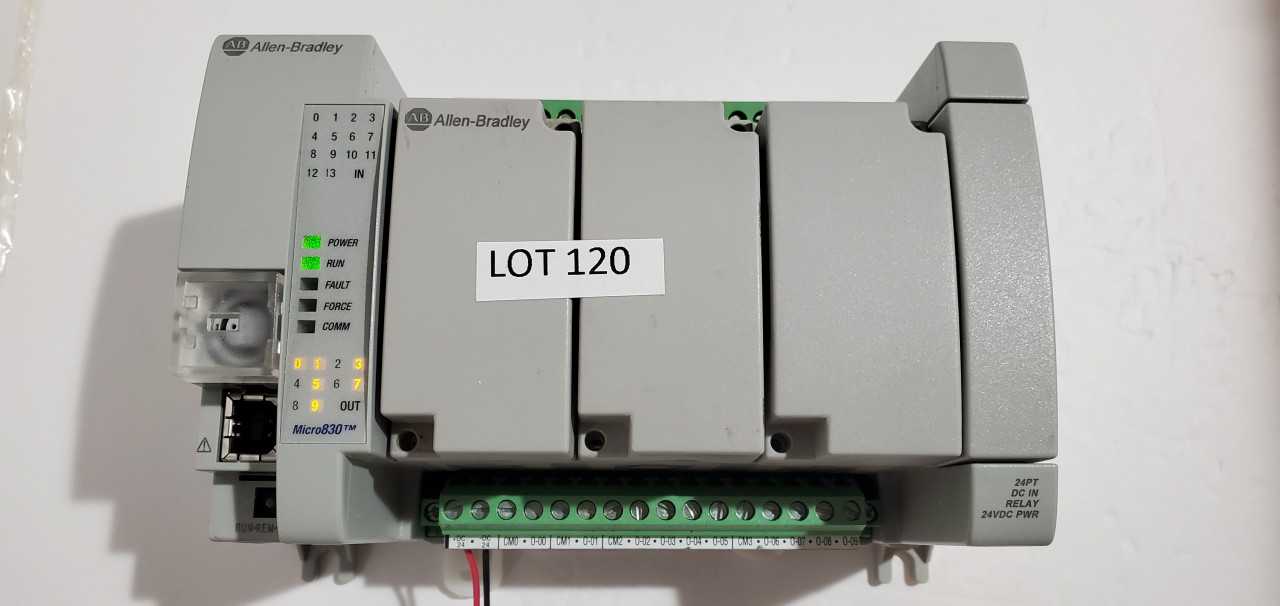 Allen Bradley Micro 830 2080-LC30-24QWB PLC - AUTOMATION & CONTROLS