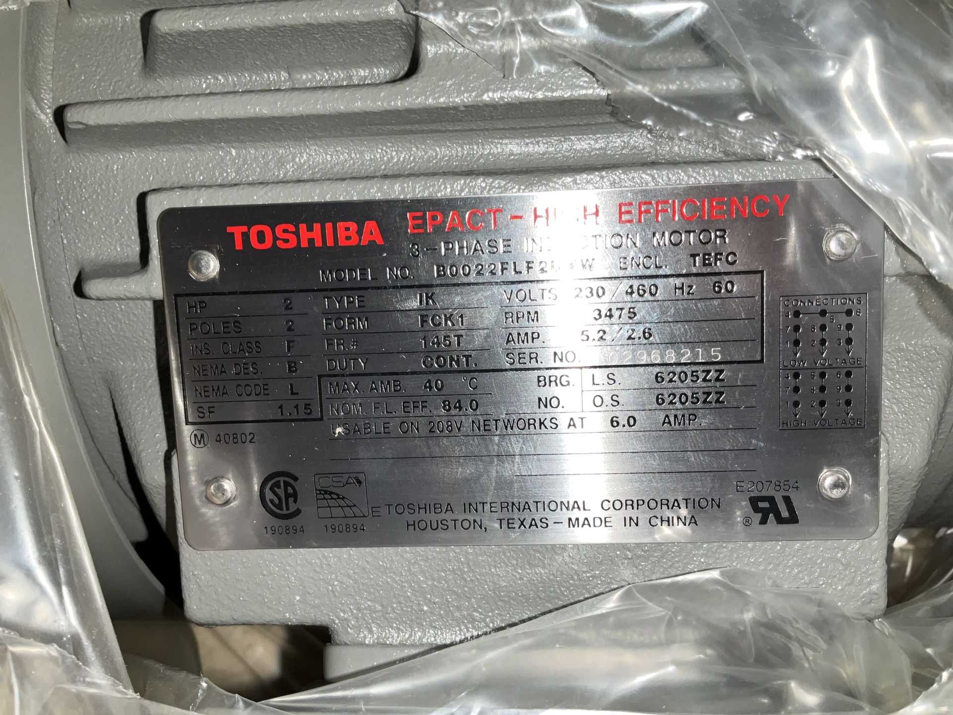 TOSHIBA B0022FLF2UYW AC MOTOR - AC MOTOR