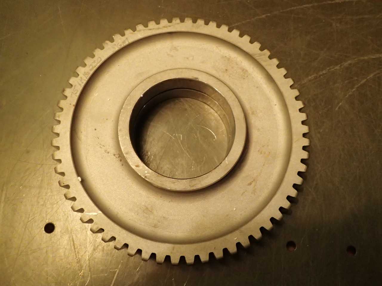 Mack 58T Spur Gear: 3-1/4" ID Bore 8-1/4" OD, 7DP 14.5 deg PA 71KB230 - GEAR PUMP