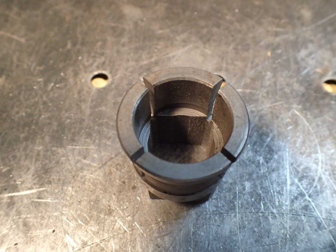 Ziegler 3LX-1000C Square Drive Tap Collet: 1" x .764" Square FL Tool LX3 - HOLEMAKING TOOLS