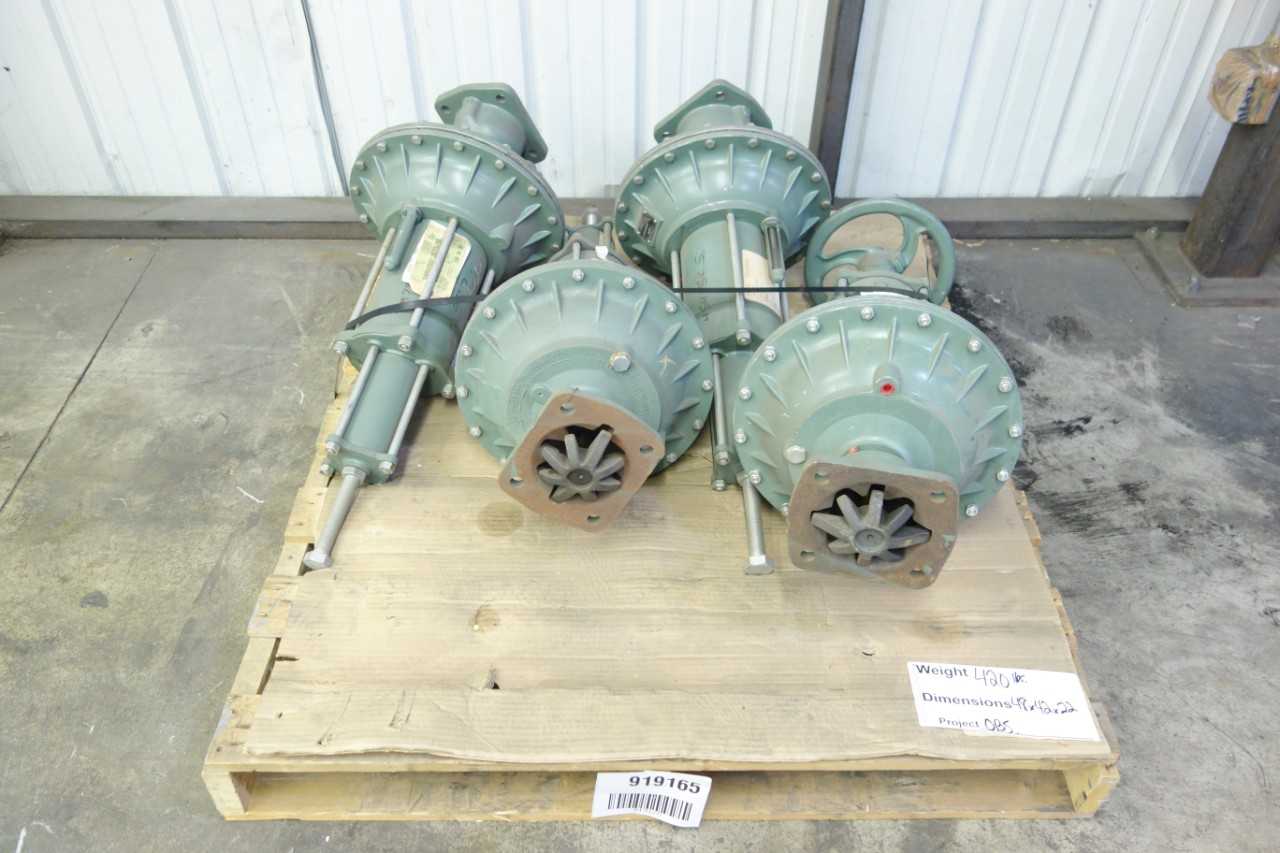 LOT OF 4 ITT 13250 GRINNELL PNEUMATIC MOTOR - PNEUMATIC MOTOR