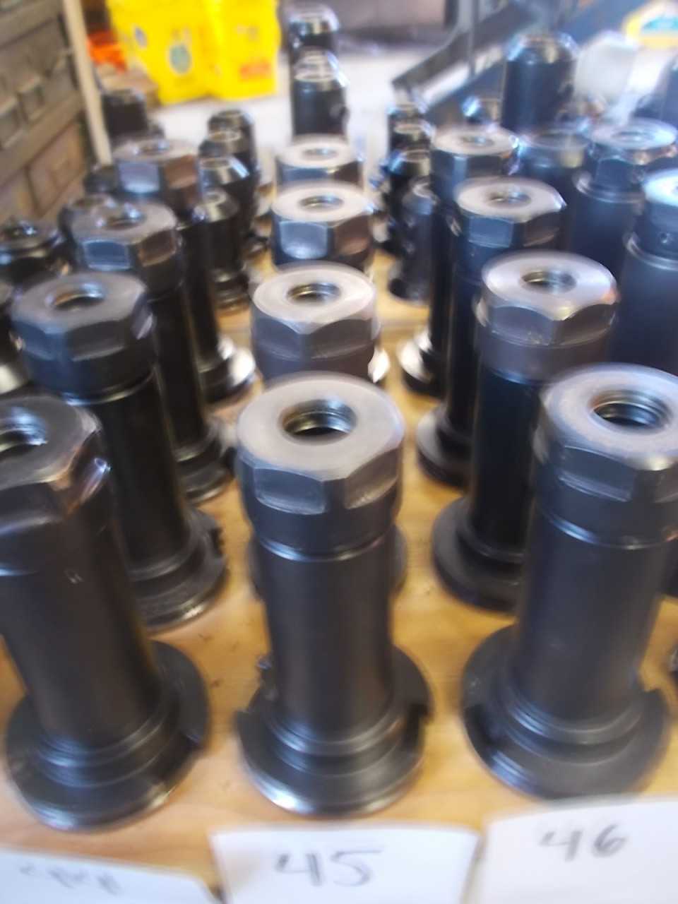 4 Erickson Cat 50 TG100 Collet Holders - MACHINING ACCESSORIES & TOOLING