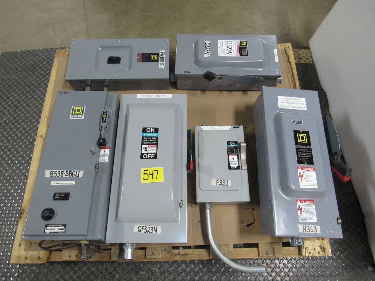 Siemens Square D Switches - ELECTRICAL COMPONENTS