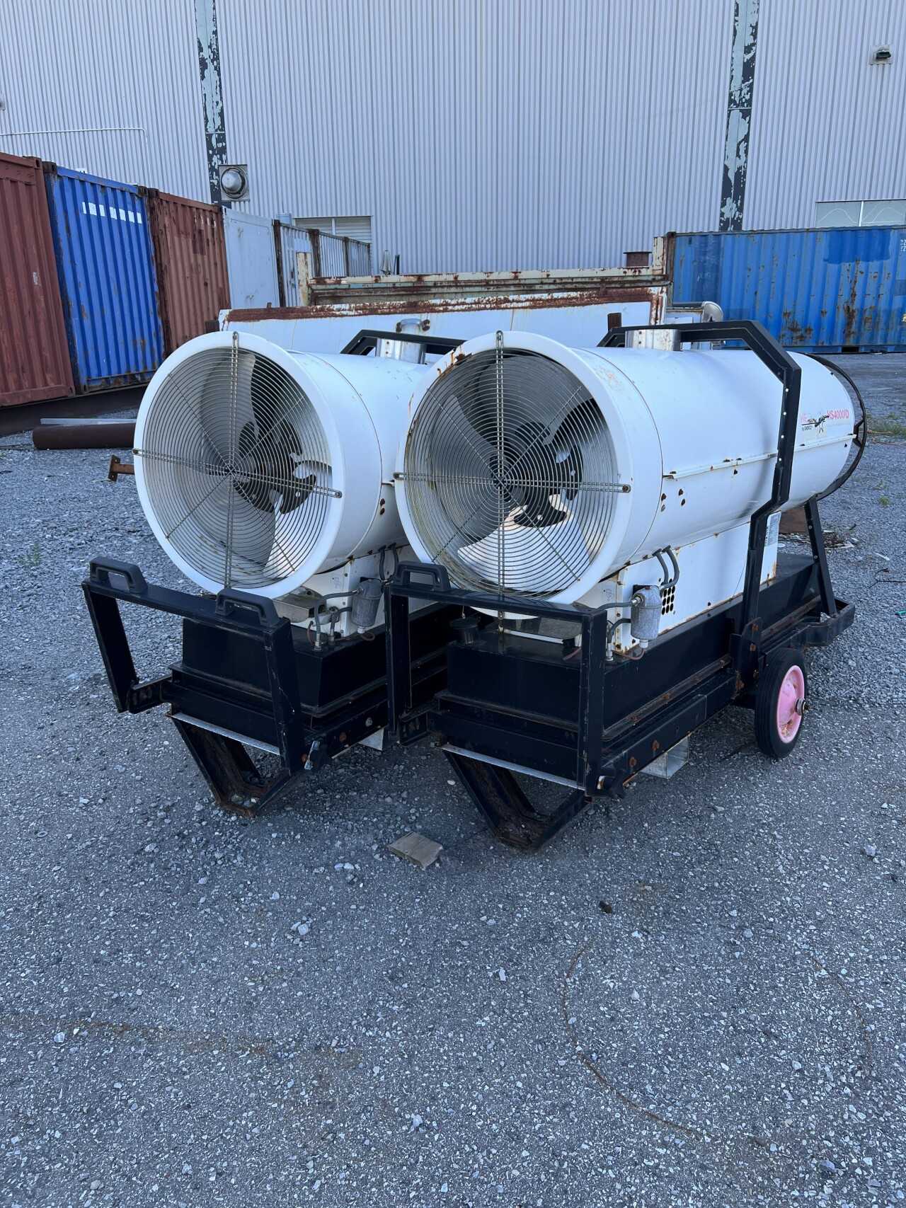 Lot of 2 2011 HeatStar HS4000ID High-Output Indirect Forced Air Heater - HVAC EQUIPMENT