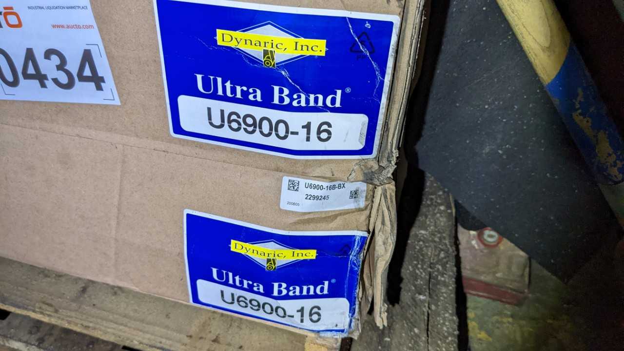 PALLET OF PLASTIC BANDING - MATERIAL HANDLING