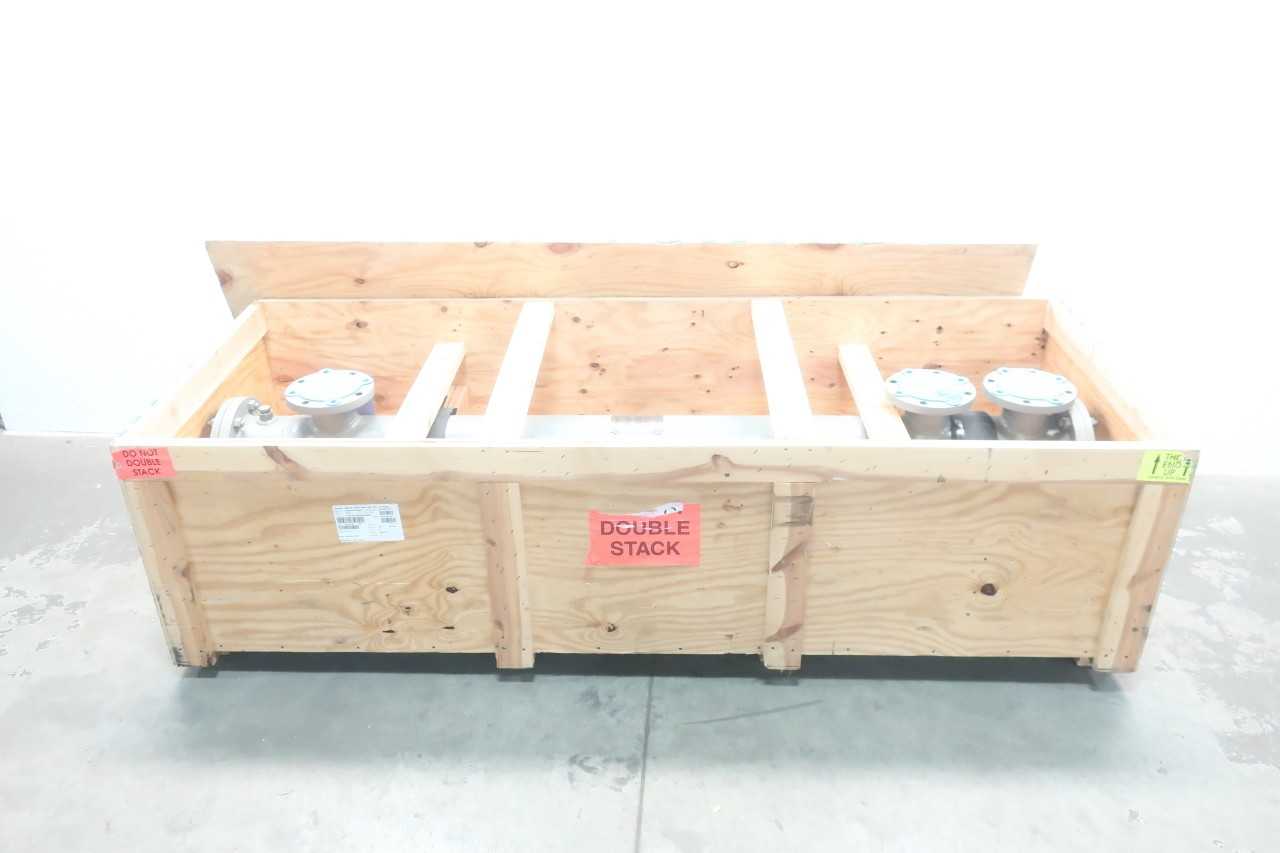 ITT 5 065 08 072 006 STEEL 4IN SHELL AND TUBE HEAT EXCHANGER ITT 5 065 08 072 006 STEEL 4IN SHELL AND TUBE HEAT EXCHANGER