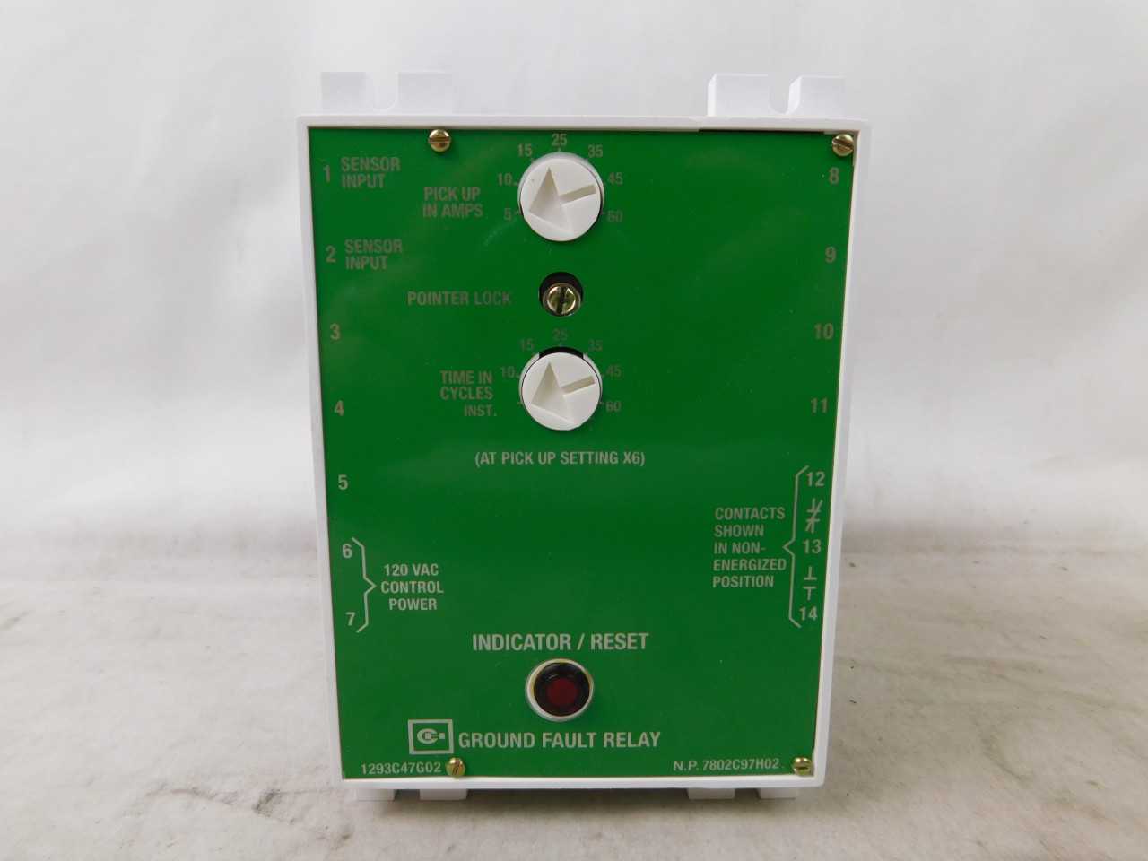 Eaton GFR60E Ground Fault Relay - ELECTRICAL COMPONENTS