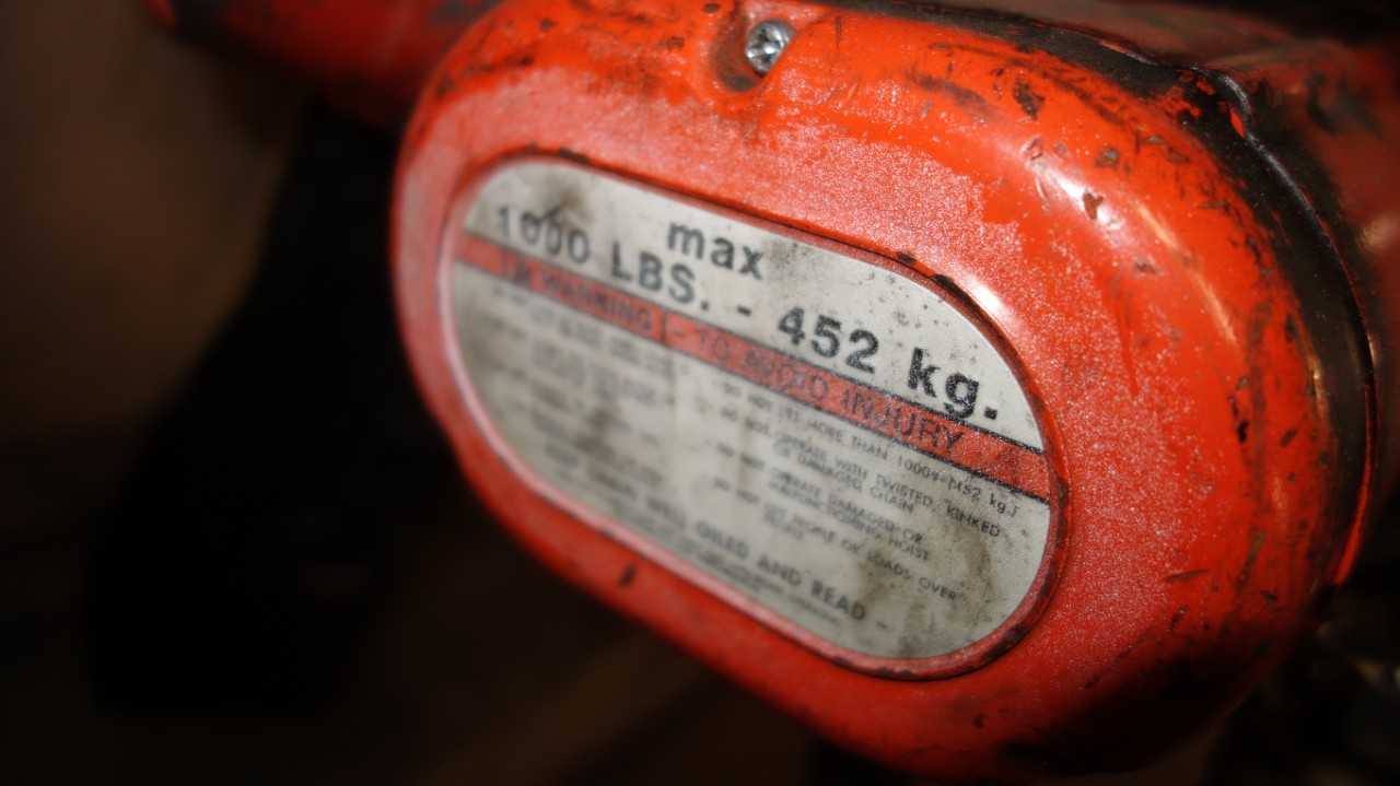 CM SHOPSTAR 1/2 TON ELECTRIC HOIST - LIFTING EQUIPMENT