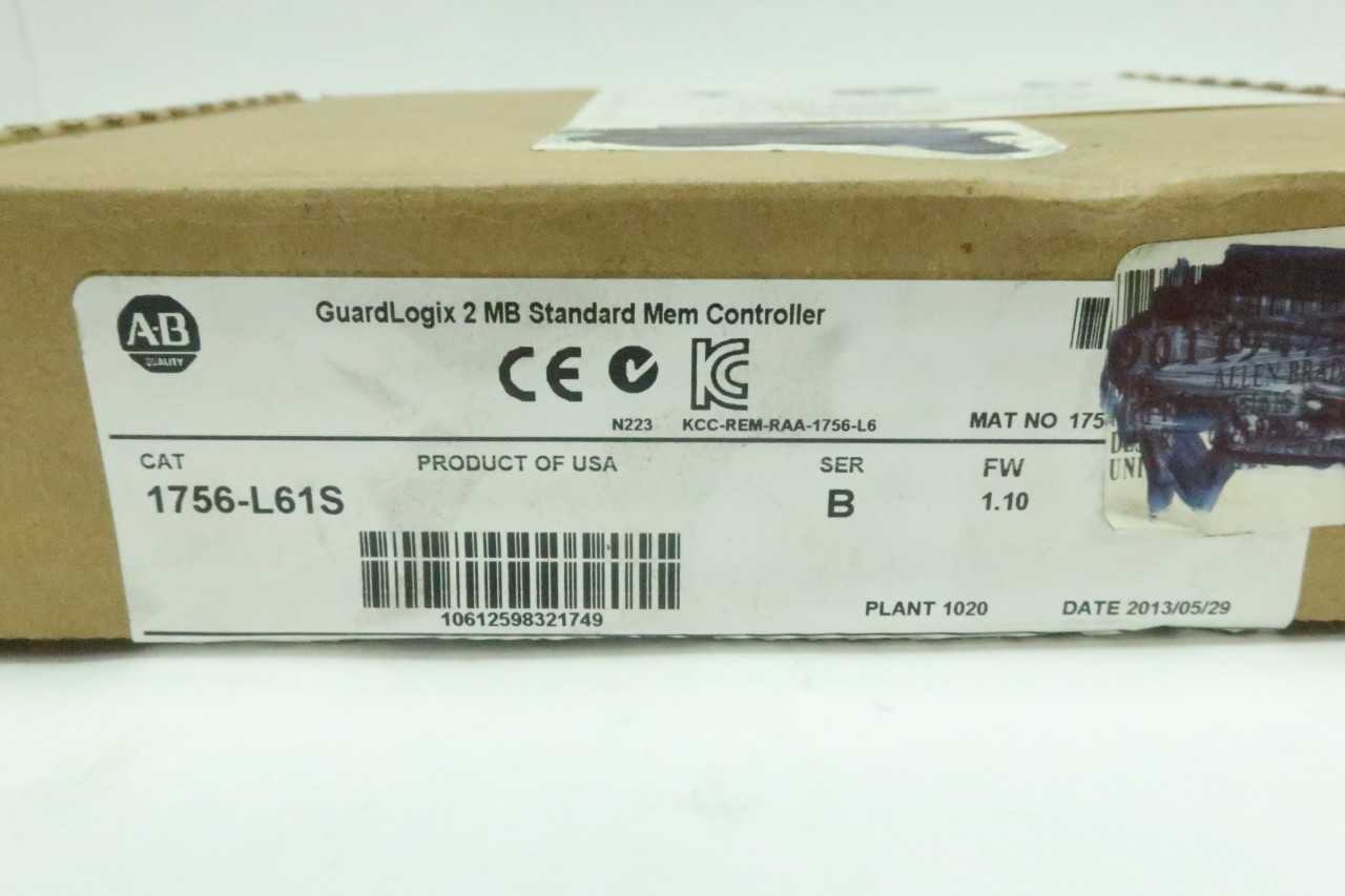 ALLEN BRADLEY 1756-L61S CONTROLLER - AUTOMATION & CONTROLS