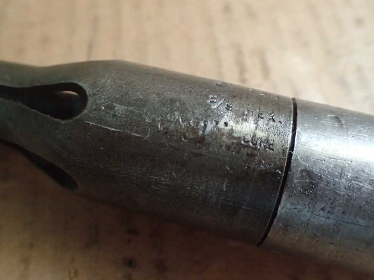 Cone Conomatic 1" Collet Draw Bar & Pusher Bar for 1" New Britain Collets - MACHINING ACCESSORIES & TOOLING