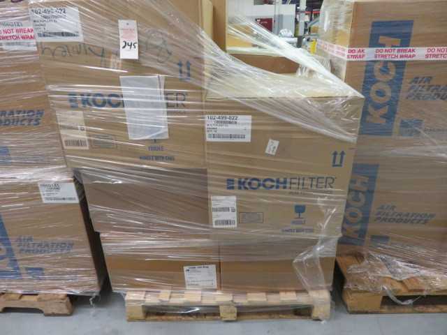 Koch Multi Pleat XL 24 X 24 X 2 Filters, NEW pallet (lot) - MISCELLANEOUS