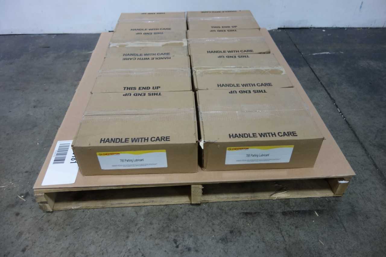 1 PALLET OF CASES OF 12 CHESTERTON 785 PARTING LUBRICANT 500GM - PART NUMBER D857749-080747 785 - INDUSTRIAL PARTS