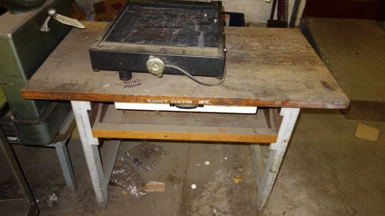 WOODEN WORK TABLE DESK - PLANT & FACILITY