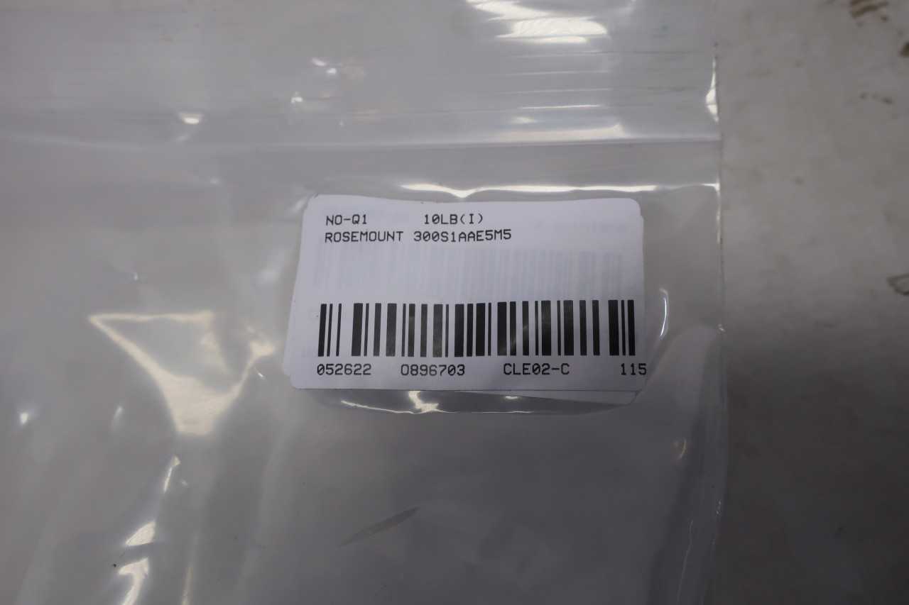 ROSEMOUNT 3051S1CG2A2F12A1AB9E5L4M5 0-250IN-H2O 10.5-42.4V-DC GAGE PRESSURE TRANSMITTER - INSTRUMENTATION