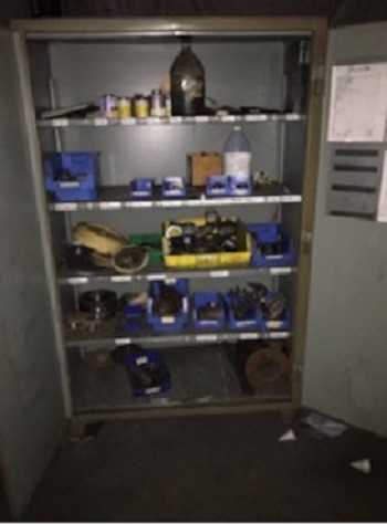 Storage cabinet quantity of 4 - TOOL STORAGE