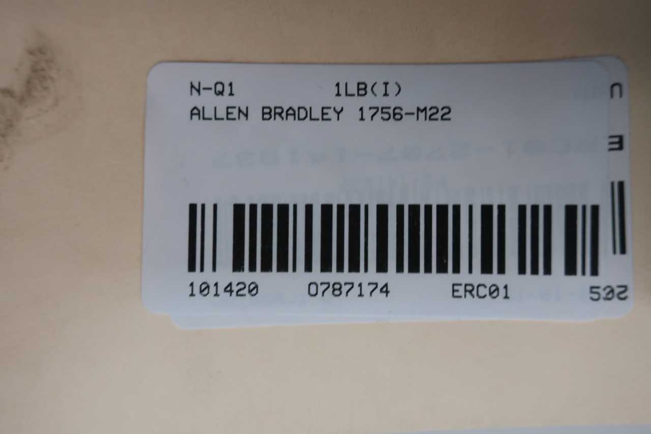 ALLEN BRADLEY 1756L55M22 CONTROLLOGIX SER A PROCESSOR MODULE - AUTOMATION & CONTROLS