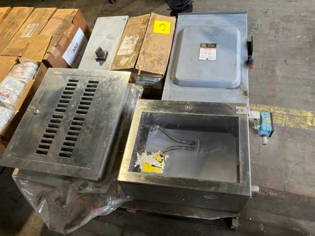 Lot of electrical of hardware, disconnect switches & Raychem NMCK8-5V 3 Pallets 20 pieces (Quantity of 3) - ELECTRICAL COMPONENTS