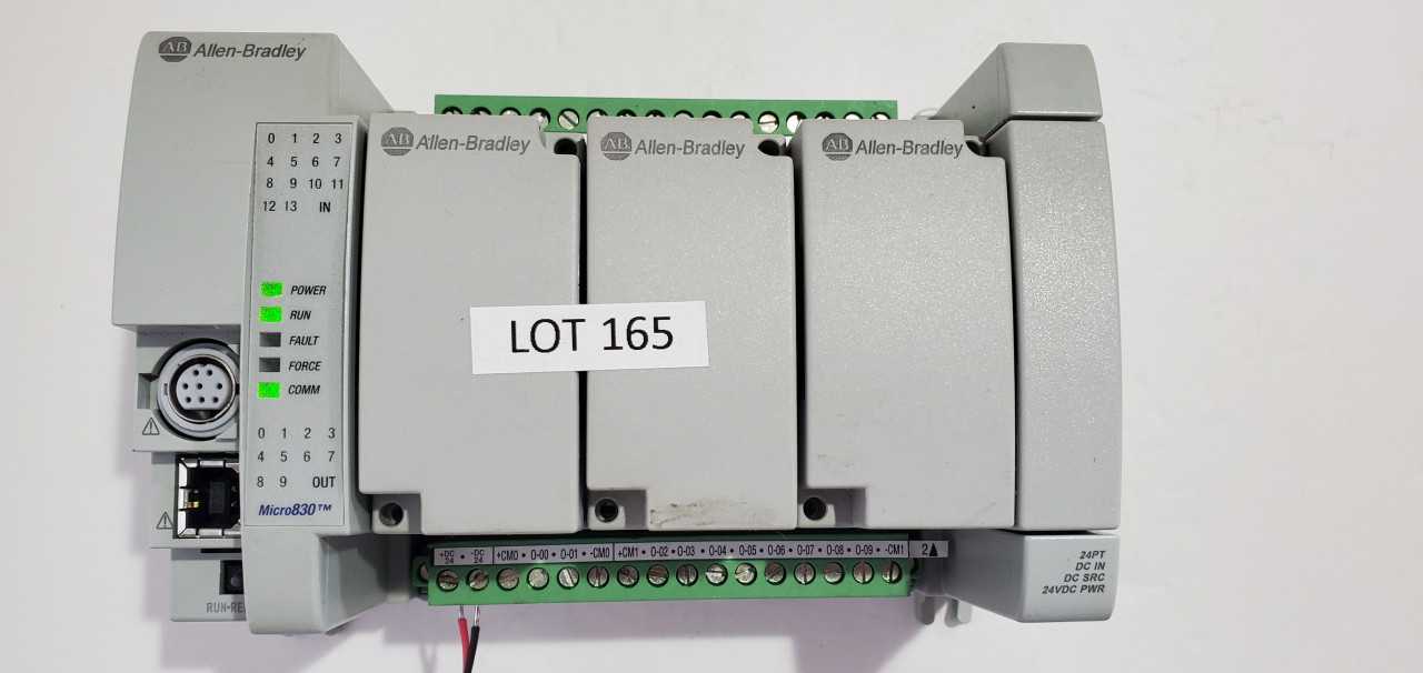 Allen Bradley Micro 830 2080-LC30-24QBB PLC - AUTOMATION & CONTROLS