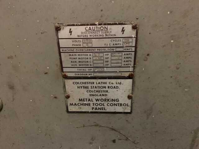 Clausing Colchester 15" Engine Lathe - LATHES