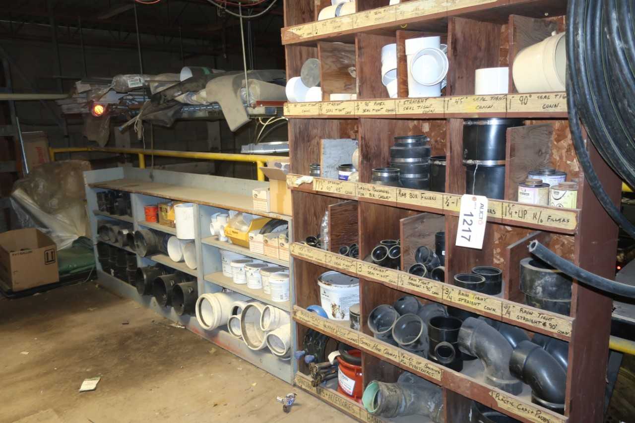 LOT OF ASSORTED PIPE/PVS FITTINGS - PROCESS EQUIPMENT