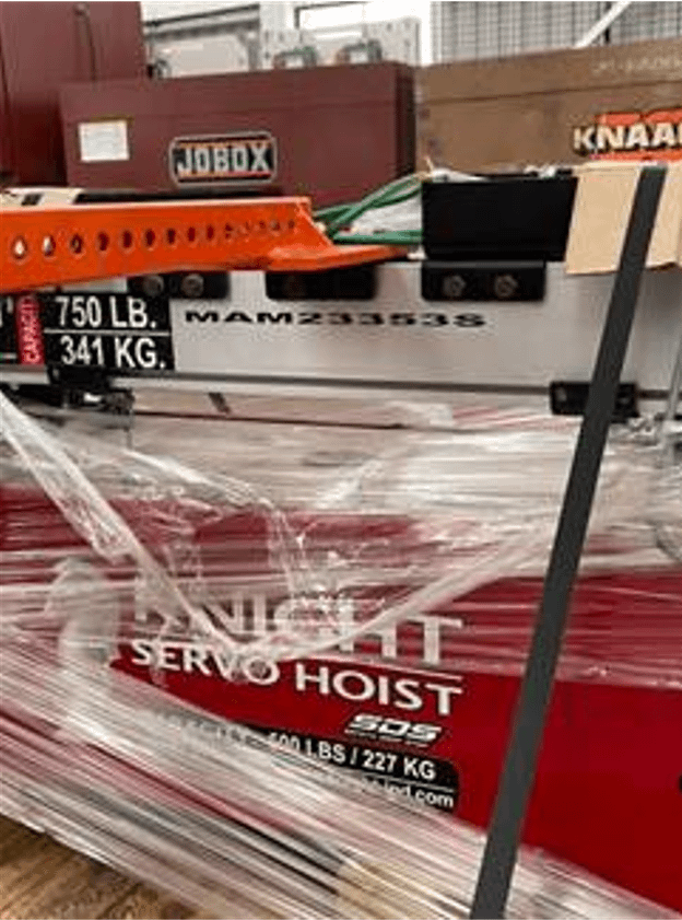 Knight Servo Hoist and Tracks - LIFTING EQUIPMENT