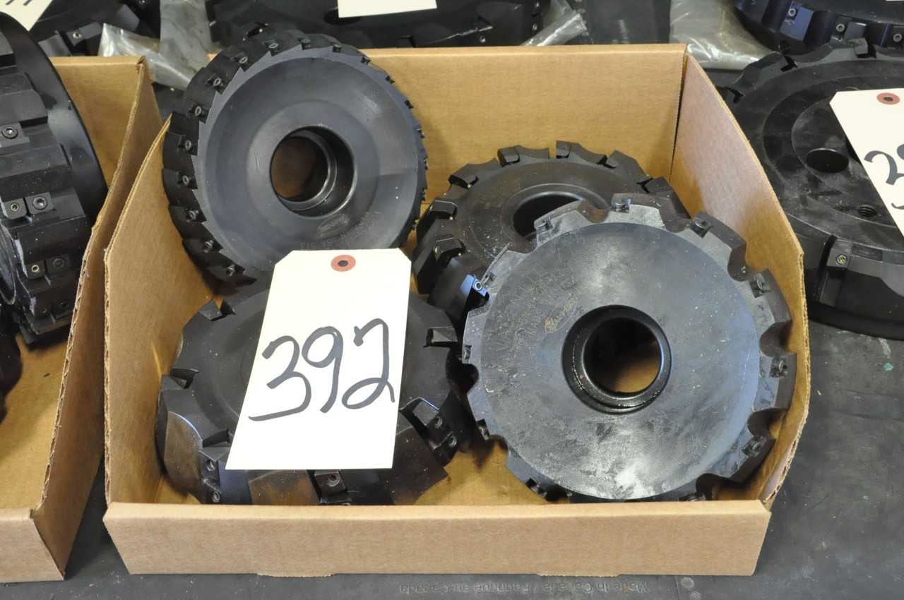 Lot-(4) Insert Type Face Cutters in (1) Box - ELECTRIC POWER TOOLS