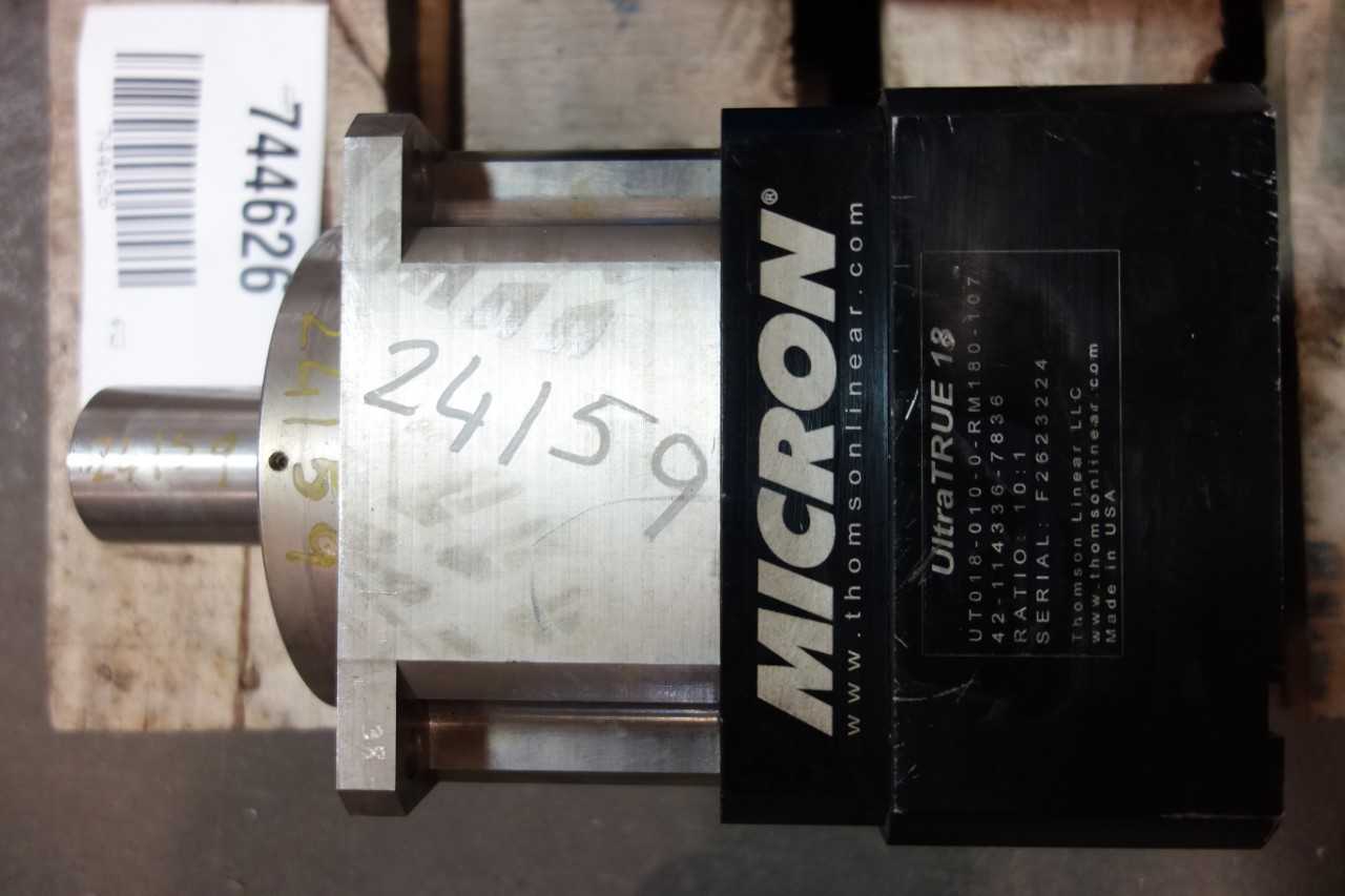 LOT OF 2 ASSORTED GEAR REDUCERS- WITTENSTEIN ALPHA, MICRON - GEAR REDUCERS