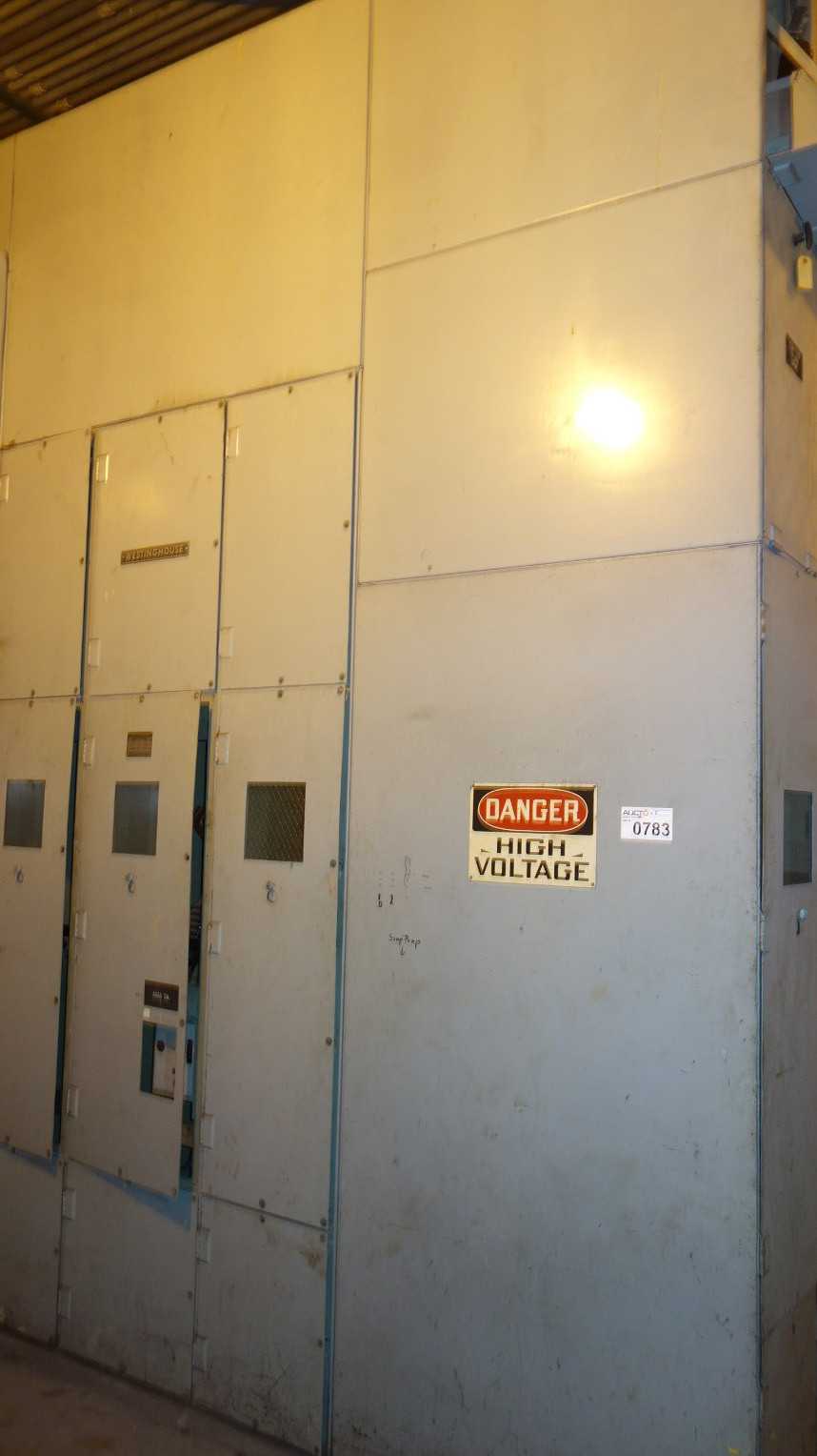 WESTINGHOUSE 2000A 14400V-AC CUBICLE TYPE SWITCHGEAR ASSEMBLY (EXCLUDES VCP-WR BREAKER) - SWITCHGEAR
